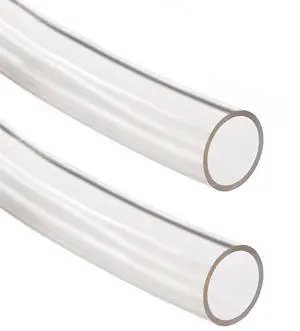 dracaena.io 4 meter/ 157.5 inch soft tube with PVC material, ID 3/8'' and OD 1/2'' - PVC pipe soft tube for Computer water cooling systems, Transparent