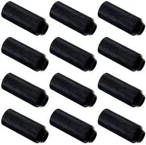 Dracaena.io 12 Pack G1/4" 40mm Height Male to Female Extender Fittings, Brass Compression Fittings with O Rings for PC Liquid Cooling Loop, Water Cooling Tube Connectors, Black