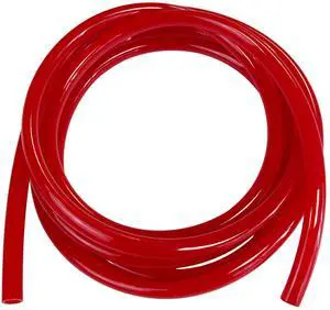 dracaena.io 4 meter/ 157.5 inch soft tube with PVC material, ID 3/8'' and OD 5/8'' - PVC pipe soft tube for Computer water cooling systems, Red
