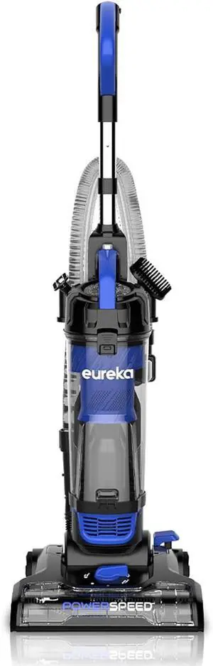 Eureka Lightweight Powerful Upright Vacuum Cleaner for Carpet and Hard Floor, PowerSpeed, New Model,Blue,black/New Model