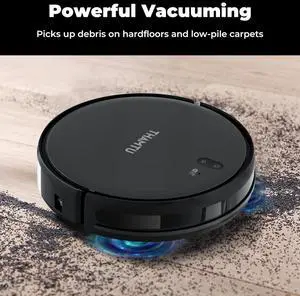 Robot Vacuum Cleaner with Smart Navigation, Powerful Robotic Vacuum Cleaner and Mop for Pet Hair, APP Control, Carpet,Voice Control, Hard Floor, Auto-Recharge