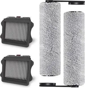 Only For Combo) Replacement Brush Roller and Vacuum Filter For Tineco Floor ONE Combo Cordless Wet Dry Vacuum Cleaner