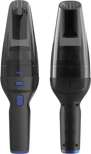 SEALON GV08 Handheld Rechargeable Car Vacuum Cleaner, 10KPa Vacuum Cleaner and Air Duster, High Power Hand Held Vacuum with LED Light and Multi-Nozzles for Car, Home, Office, Pet Blue 2 Pack