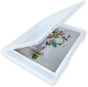 Magazine Protectors for Collectors - Clear Magazine Display Storage Birth Certificate Sleeves Box Case for Book Newspaper Comic, 12 x 9 x 0.8inch