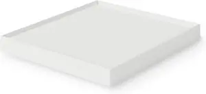 MUJI 44902868 Polypropylene File Box Standard Caster Lid White Gray, 9.8 in Width