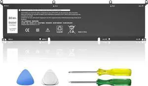 86Wh 69KF2 Laptop Batter Compatible with Dell XPS 15 9500 9510 9520 Precision 5550 5560 5570 A lienware M15 R3 R4 R5 R6 R7, M16 R1,M17 R3 R4,G7 15 7500,G15 5510 5511 5515 5520 5521