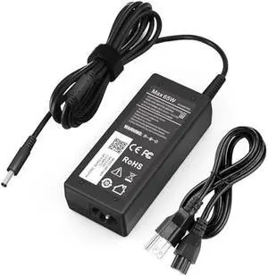 65W Charger for Dell Laptop Charger,AC Adapter for Dell Inspiron 15 3000 5000 Series 15-3552 3555 3558 3565 3567 5551 5552 5555 5558 5559 Laptop Power Supply Cord