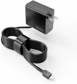New Slim 65W USB Type C AC Charger for Lenovo Thinkpad Yoga Chromebook IdeaPad Laptop Power Supply Adapter Cord