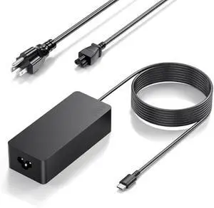 65W USB-C Charger Fit for LG Gram 14 15 16 17, 14Z90R 14Z90P 14Z90Q, 15Z90R 15Z90P 15Z90Q, 16Z90R 16Z90P 16Z90Q 16T90P, 17Z90R 17Z95P 17Z90Q 17Z90S, PD Fast Charging, 65W Laptop Power Adapter
