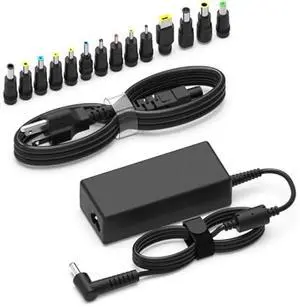 19V 3.42A DC Universal Laptop Charger Compatible with HP Lenovo Dell ASUS Gateway Acer Monitor 65W Power Supply Cord for Chromebook LG Monitor Samsung TV Spire Spin Toshiba Satellite Harmon Kardon