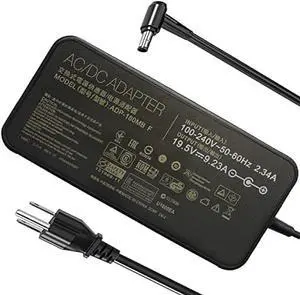 180W Charger Fit for Asus Rog G75VW G75VX GL502VT FX502VM FX702VM G751JM G750JW G750JM G750JS G752VL G-Series Gaming Laptop AC Adapter ADP-180MB F