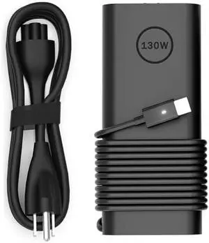130W USB C Charger Compatible with Dell Laptop 130W 100W 65W USB Type C Fast Power Adapter