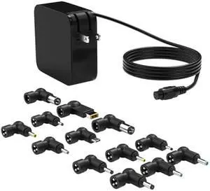 100W Universal Laptop Charger USB C GaN III Power Supply Adapter for Foldable Fast Charger PD3.0 Compatible with MacBook Pro Air HP Lenovo Asus Steam Deck Dell Acer Samsung Power Supply Cord