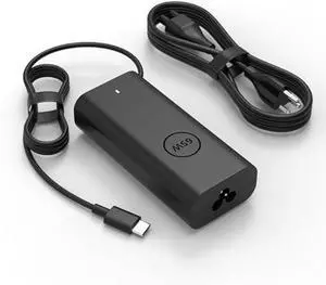 65W USB C Charger Compatible with Dell Laptop Charger,Compatible with Dell Latitude XPS Inspiron Chromebook Computer HA65NM190 AC Power Adapter