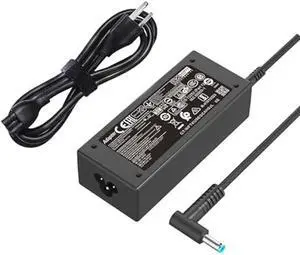 45W Laptop Charger 213349-009 Compatible with HP is 13252 Envy x360 15 Stream 11 13 14 Series 213349-209 741727-001 19.5V 2.31A Blue Tip Power AC Adapter