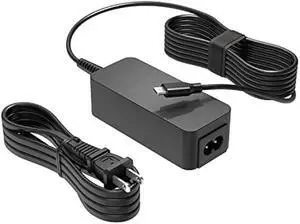 Charger Fit for Lenovo Chromebook 100e 300e 500e C330 C340 C630 S330 S340 11e 14e Laptop Power Supply Adapter Cord, (UL Safety Certified), USB C, 45W