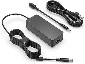 90W 65W Charger Fit for Dell Latitude 5580 5490 7490 E6430 E5470 5400 5500 5480 5590 7480 7290 E6420 E7470 E5440 E7440 E7450 LA65NM130 19.5V 3.34A 4.62A AC Adapter Power Cord