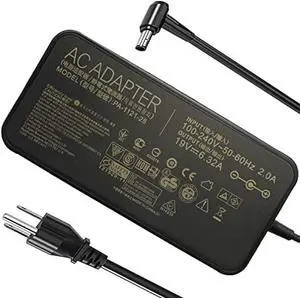 120W 19V 6.32A Power Adapter Fit for Asus Rog GL502VT GL502V GL502 GL502VT-DS71 N750 N500 G50 N53S N55 Gaming, PA-1121-28 A15-120P1A Charger