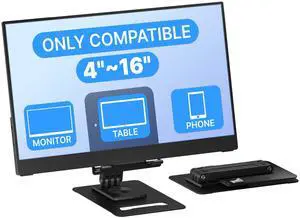 Ingnok Adjustable Tablet Stand Holder - Portable Monitor Stand Compatible with Portable Monitor Tablet, Phone, iPad, Surface Pro,Kindle