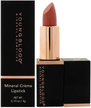 Mineral Creme Lipstick - Barely Nude by Youngblood for Women - 0.14 oz Lipstick Mineral Creme Lipstick - Barely Nude by Youngblood for Women - 0.14 oz Lipstick