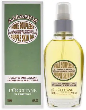 Almond Supple Skin Oil by LOccitane for Unisex - 3.4 oz Body Oil Almond Supple Skin Oil by LOccitane for Unisex - 3.4 oz Body Oil