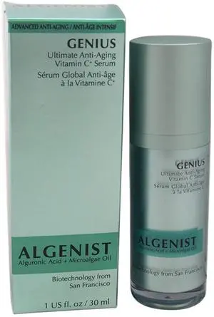 Genius Ultimate Anti-Aging Vitamin C Plus Serum by Algenist for Unisex - 1 oz Serum Genius Ultimate Anti-Aging Vitamin C Plus Serum by Algenist for Unisex - 1 oz Serum