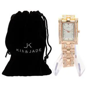 2060L-GPW Rose Gold Stainless Steel Bracelet Watch by Kim & Jade for Women - 1 Pc Watch 2060L-GPW Rose Gold Stainless Steel Bracelet Watch by Kim & Jade for Women - 1 Pc Watch