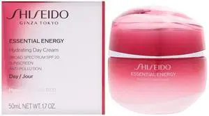 Essential Energy Hydrating Day Cream SPF 20 by Shiseido for Women - 1.7 oz Cream Essential Energy Hydrating Day Cream SPF 20 by Shiseido for Women - 1.7 oz Cream