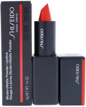 ModernMatte Powder Lipstick - 509 Flame by Shiseido for Unisex - 0.14 oz Lipstick ModernMatte Powder Lipstick - 509 Flame by Shiseido for Unisex - 0.14 oz Lipstick