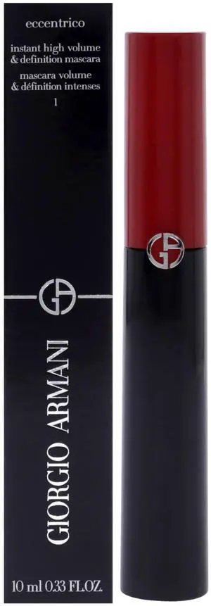 Eccentrico Mascara - 01 Obsidian Black by Giorgio Armani for Women - 0.33 oz Mascara Eccentrico Mascara - 01 Obsidian Black by Giorgio Armani for Women - 0.33 oz Mascara