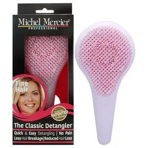 The Classic Detangler Fine Hair - Pink-Purple by Michel Mercier for Unisex - 1 Pc Hair Brush The Classic Detangler Fine Hair - Pink-Purple by Michel Mercier for Unisex - 1 Pc Hair Brush