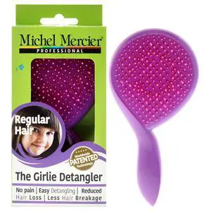 The Girlie Detangler Brush Regular Hair - Pink-Purple by Michel Mercier for Women - 1 Pc Hair Brush The Girlie Detangler Brush Regular Hair - Pink-Purple by Michel Mercier for Women - 1 Pc Hair Brush