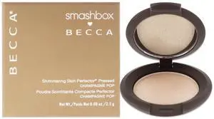 Becca Shimmering Skin Perfector Pressed Highlighter - Champagne Pop by SmashBox for Women - 0.08 oz Highlighter
