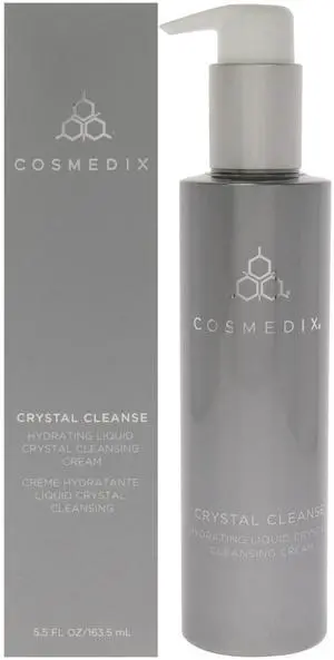Crystal Cleanse Hydrating Liquid Crystal Cleansing Cream by Cosmedix for Unisex - 5.5 oz Cream