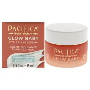 Glow Baby Eye Bright Cream by Pacifica for Unisex - 0.5 oz Cream Glow Baby Eye Bright Cream by Pacifica for Unisex - 0.5 oz Cream