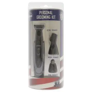 Personal Groomer Set by Barbasol for Men - 3 Pc Foil Attachment, Ear and Nose Trimmer Personal Groomer Set by Barbasol for Men - 3 Pc Foil Attachment, Ear and Nose Trimmer