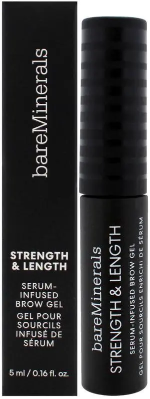 Strength and Length Serum-Infused Brow Gel - Chestnut by bareMinerals for Women - 0.16 oz Eyebrow Gel Strength and Length Serum-Infused Brow Gel - Chestnut by bareMinerals for Women - 0.16 oz Eyebrow Gel