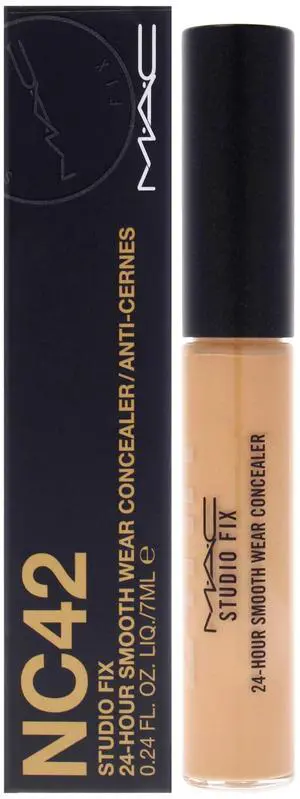 Studio Fix 24 Hour Smooth Wear Concealer - NC42 by MAC for Women - 0.24 oz Concealer Studio Fix 24 Hour Smooth Wear Concealer - NC42 by MAC for Women - 0.24 oz Concealer