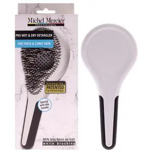 Pro Wet and Dry Detangler - Thick and Curly Hair by Michel Mercier for Unisex - 1 Pc Hair Brush Pro Wet and Dry Detangler - Thick and Curly Hair by Michel Mercier for Unisex - 1 Pc Hair Brush