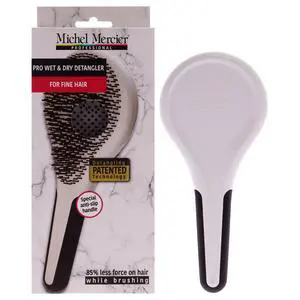 Pro Wet and Dry Detangler - Fine Hair by Michel Mercier for Unisex - 1 Pc Hair Brush Pro Wet and Dry Detangler - Fine Hair by Michel Mercier for Unisex - 1 Pc Hair Brush