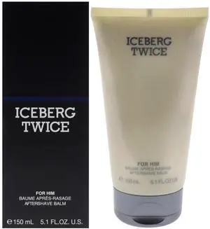 Twice Aftershave Balm by Iceberg for Men - 5.1 oz Balm Twice Aftershave Balm by Iceberg for Men - 5.1 oz Balm