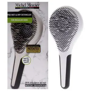 Pro Wet and Dry Detangler - Regular Hair by Michel Mercier for Unisex - 1 Pc Hair Brush Pro Wet and Dry Detangler - Regular Hair by Michel Mercier for Unisex - 1 Pc Hair Brush