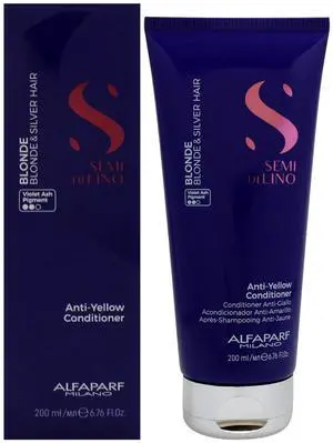 Semi Di Lino Blonde Anti-Yellow Conditioner by Alfaparf Milano for Unisex - 6.7 oz Conditioner