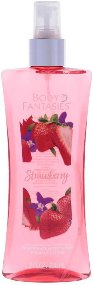 Strawberry Fantasy by Body Fantasies for Women - 8 oz Body Spray Strawberry Fantasy by Body Fantasies for Women - 8 oz Body Spray