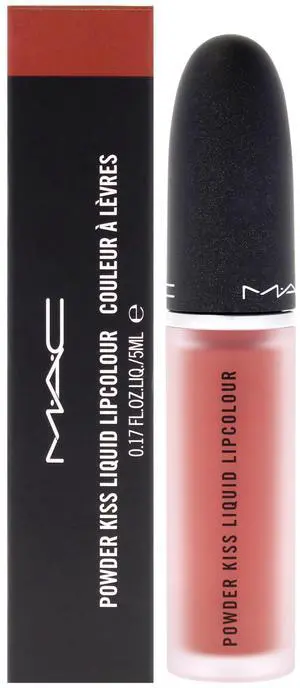 Powder Kiss Liquid Lipcolor - 989 Mull It Over by MAC for Women - 0.17 oz Lipstick Powder Kiss Liquid Lipcolor - 989 Mull It Over by MAC for Women - 0.17 oz Lipstick