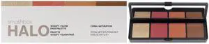 Halo Sculpt Plus Glow Face Palette - Coral Saturation by SmashBox for Women - 0.55 oz Makeup