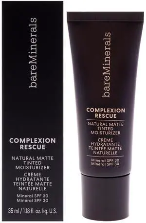 Complexion Rescue Natural Matte Tinted Moisturizer SPF 30 - 1.5 Birch by bareMinerals for Women - 1.18 oz Makeup Complexion Rescue Natural Matte Tinted Moisturizer SPF 30 - 1.5 Birch by bareMinerals for Women - 1.18 oz Makeup