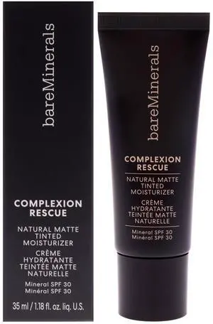 Complexion Rescue Natural Matte Tinted Moisturizer SPF 30 - 06 Ginger by bareMinerals for Women - 1.18 oz Makeup Complexion Rescue Natural Matte Tinted Moisturizer SPF 30 - 06 Ginger by bareMinerals for Women - 1.18 oz Makeup