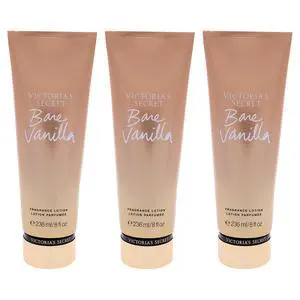 Bare Vanilla Fragrance Lotion by Victorias Secret for Women - 8 oz Body Lotion - Pack of 3 Bare Vanilla Fragrance Lotion by Victorias Secret for Women - 8 oz Body Lotion - Pack of 3