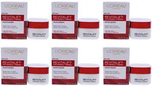 Revitalift Anti-Wrinkle and Firming Moisturizer Cream by LOreal Paris for Unisex - 1.7 oz Cream - Pack of 6 Revitalift Anti-Wrinkle and Firming Moisturizer Cream by LOreal Paris for Unisex - 1.7 oz Cream - Pack of 6